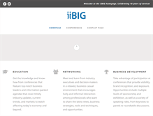 Tablet Screenshot of iibig.com